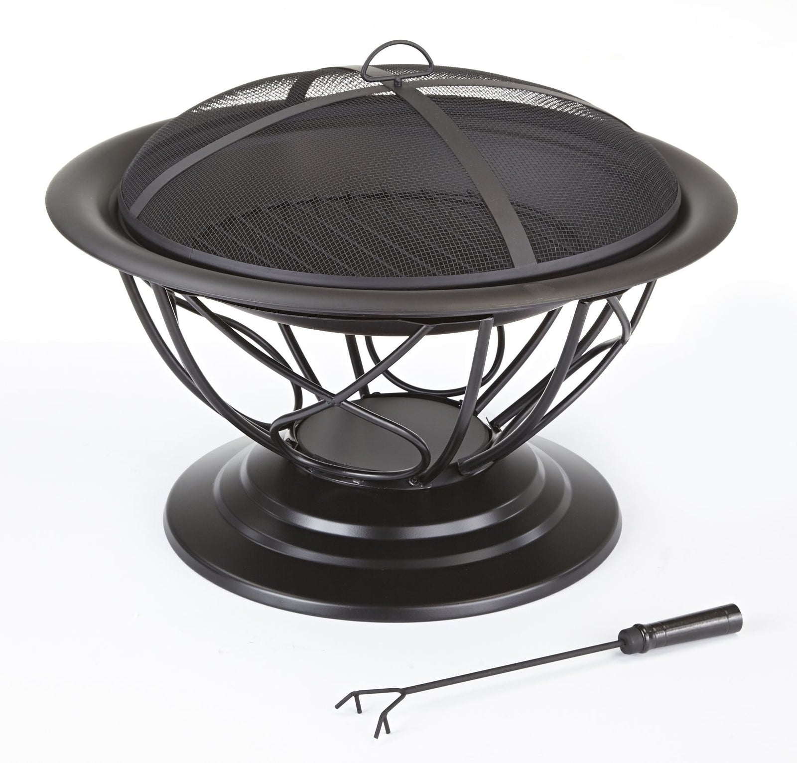 Savona Round Wood-Burning Outdoor Fire Bowl/Fire Pit, 29.5 x 20-in Y6E6 - product image 4