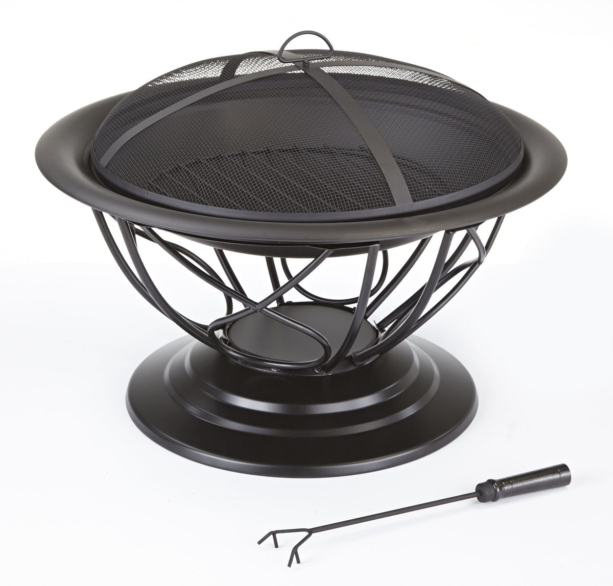 Savona Round Wood-Burning Outdoor Fire Bowl/Fire Pit, 29.5 x 20-in I6A7 - product image 4