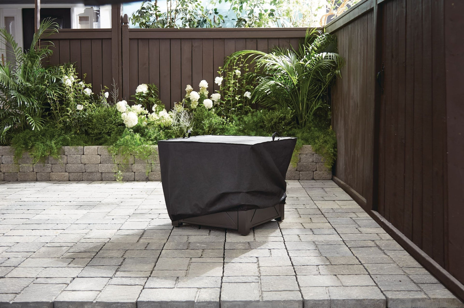 Square Heavy Duty Patio Fire Bowl/Fire Pit Cover, 31 x 31 x 24-in A9J1 - product image 3
