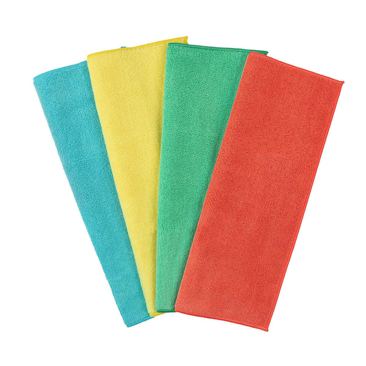 All-Purpose Machine Washable Microfibre Cloths, Various Colours, 4-pk I3F1 - product image 1