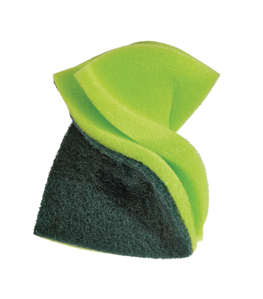 Heavy-Duty Dual Side Scrub Sponge & Pad, 6-pk A9N7 - product image 1