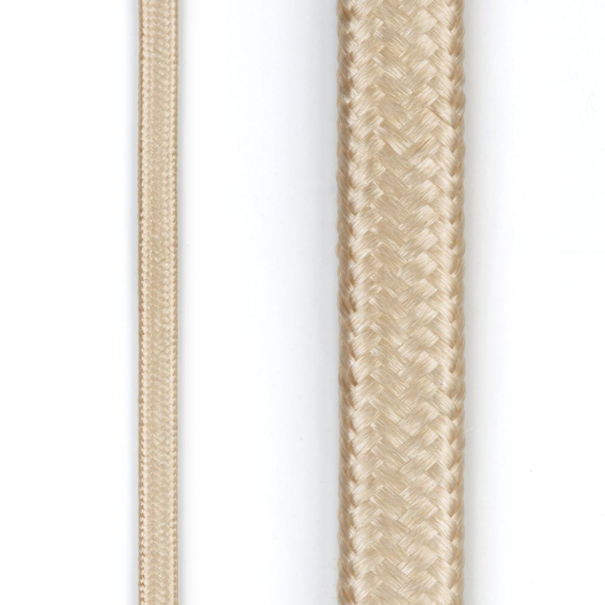 9-ft 16/2 Fabric Extension Cord, Right Angle Plug, 3 Outlets, Gold A5I0 - product image 4