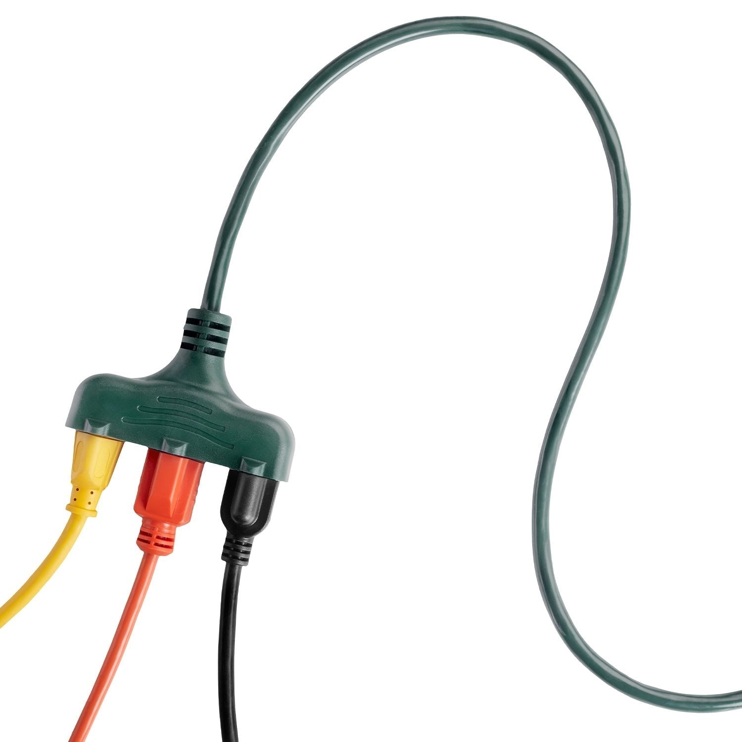 Electric 50-ft 14/3 Outdoor Power Cord with Wireless Remote & 3 Grounded Outlets, Green Q1U1 - product image 4