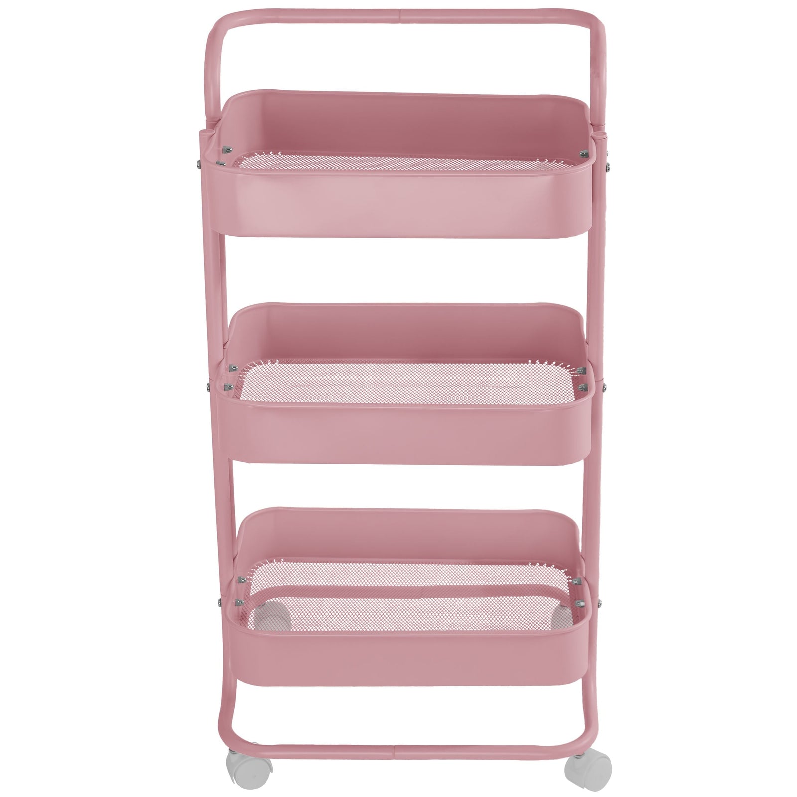 Living Three-Tier Utility Cart, Pink T3T0 - product image 1