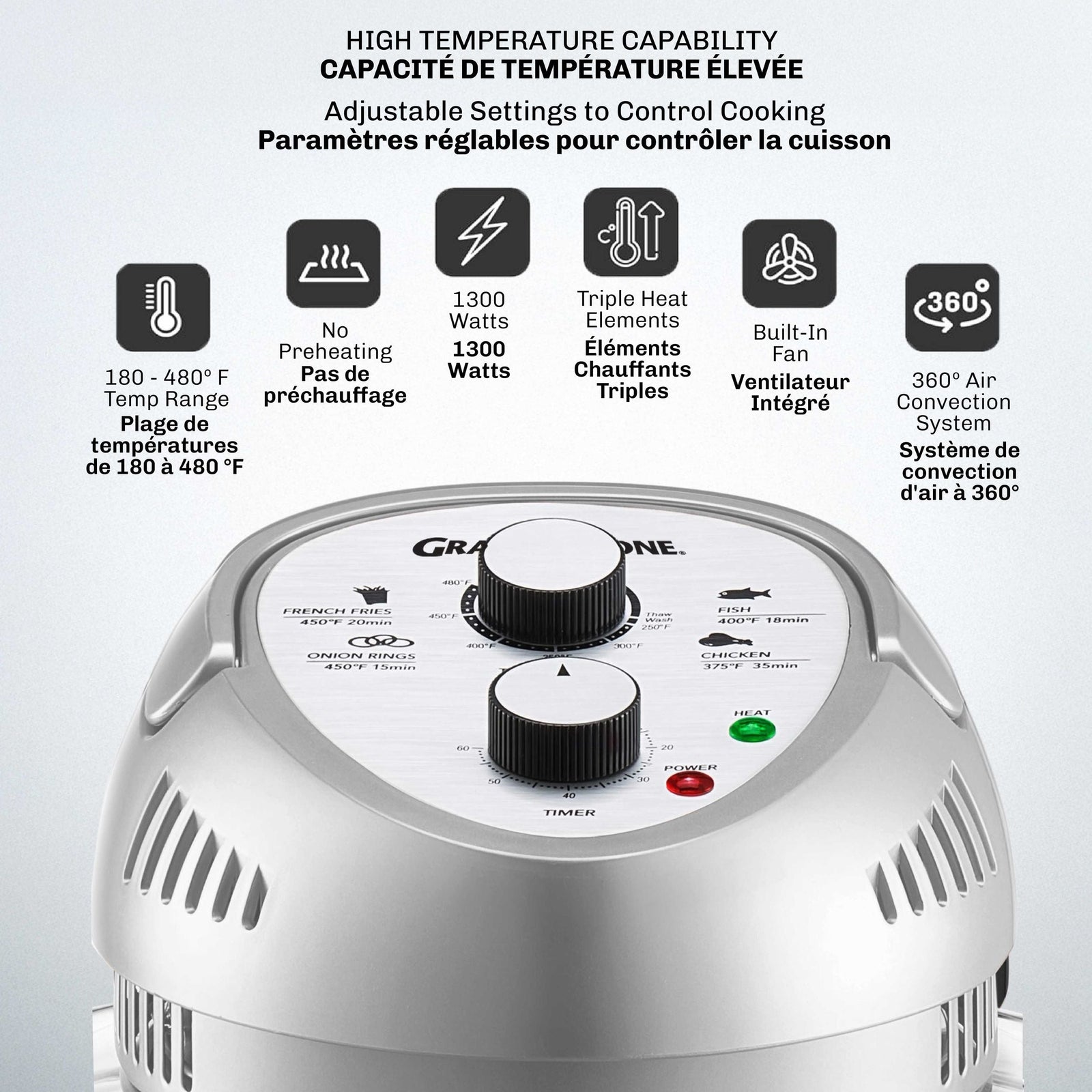 Glass Air Fryer, Silver W8J6 - product image 5