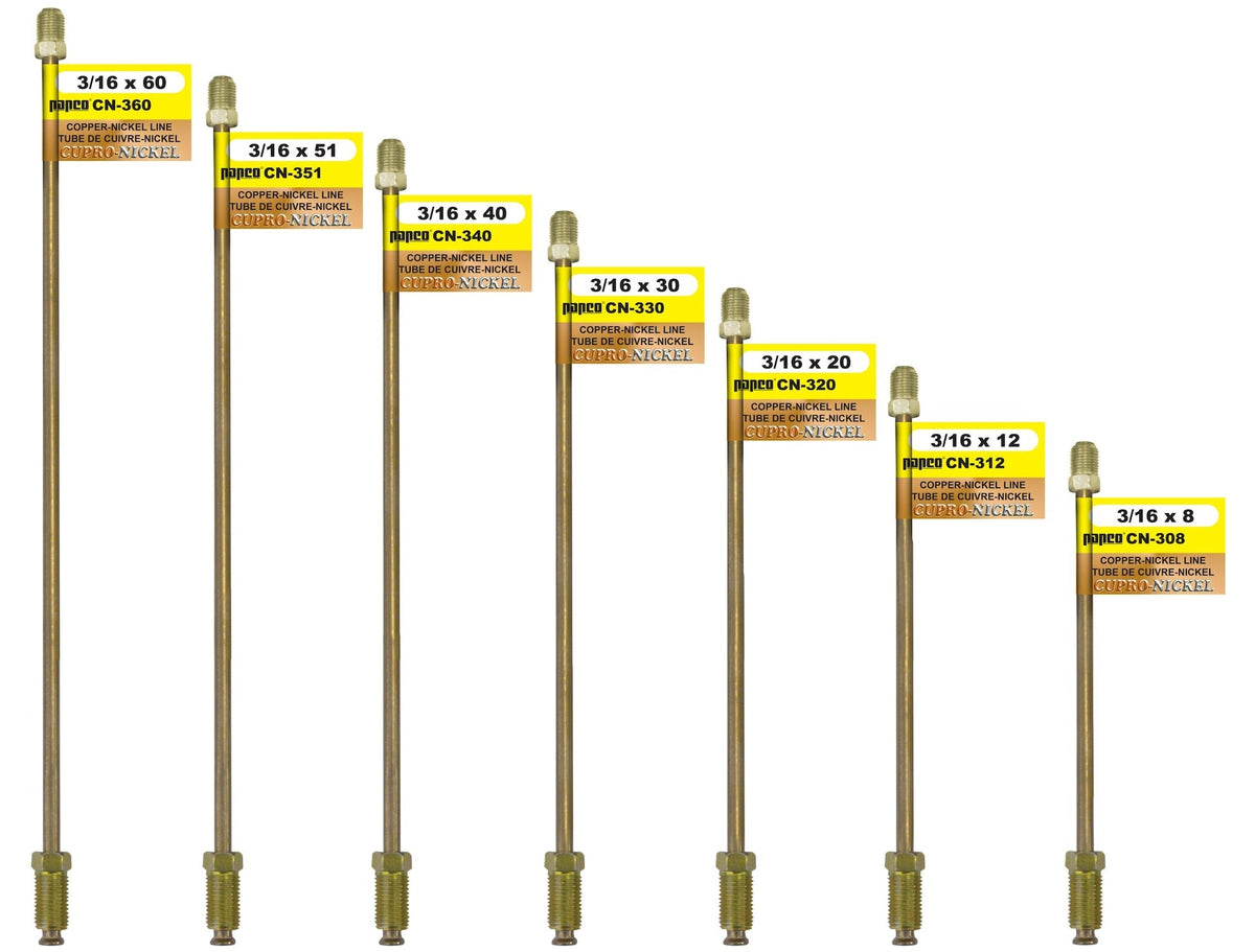 CN308 Copper Nickel Brake Line, Standard, 8 x 3/16-in Please make sure this part fits your need Q3M4 - product image 1