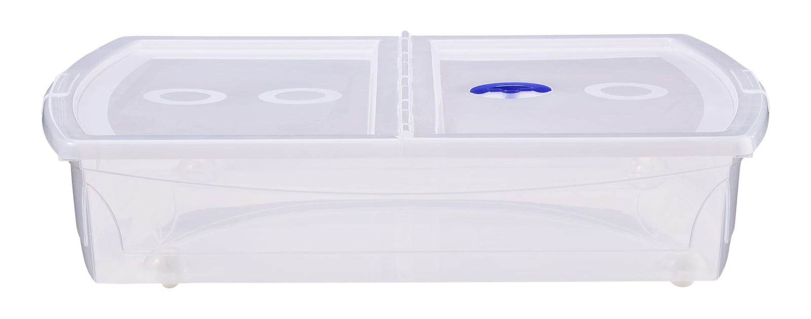 Shallow Under-the-Bed Storage Tote with Wheels Q7P8 - product image 1