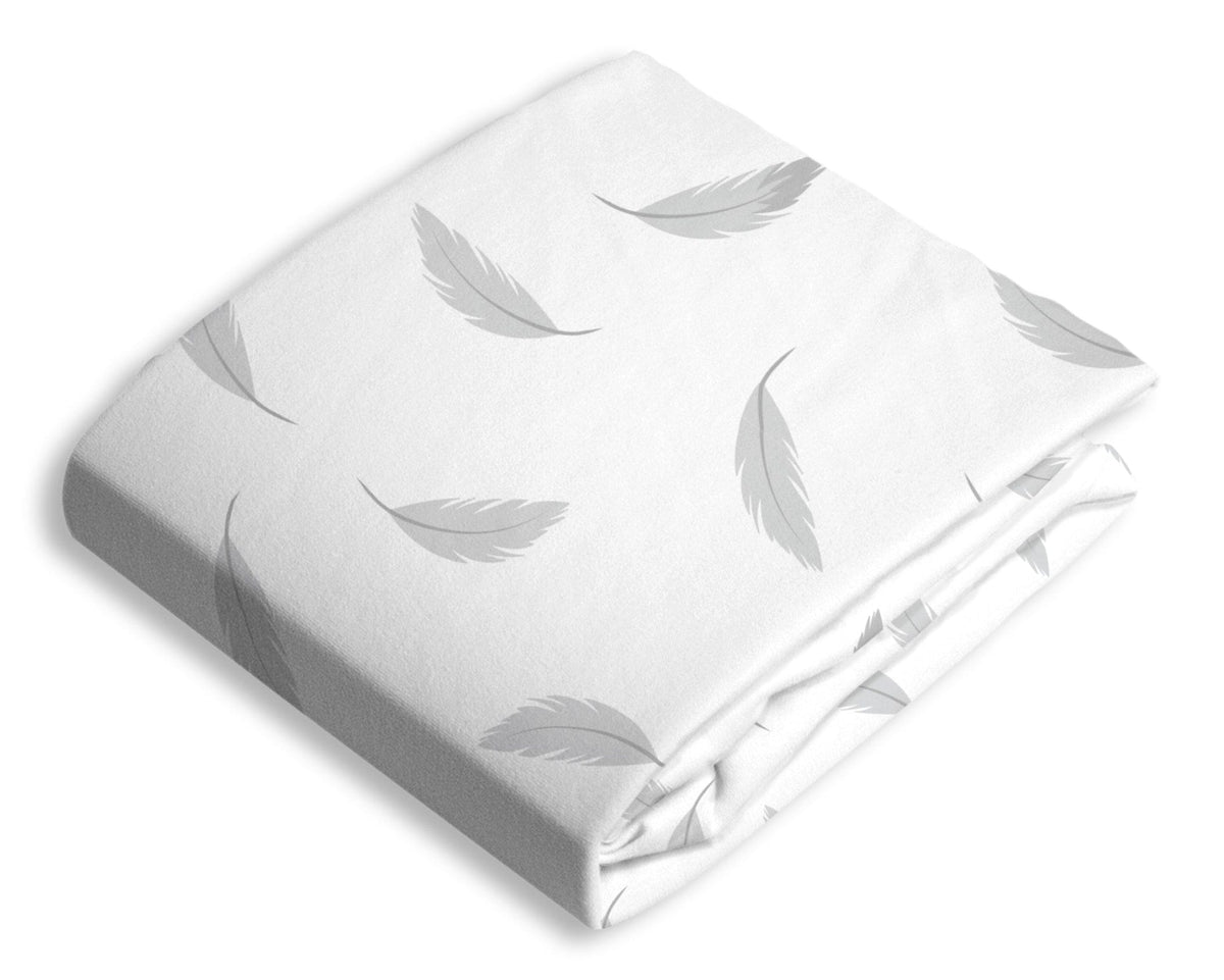 Percale Changing Pad Cover, Feathers Q5X8 - product image 1