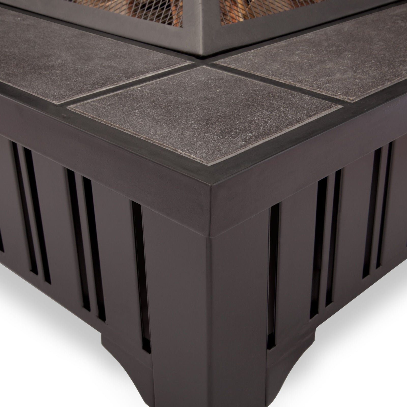 Square Wood Burning Fire Pit in Black, 34-in Q0B5 - product image 4