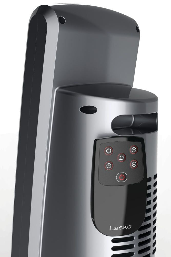 1500W Digital Tower Ceramic Space Heater withRemote Control, 1500W, Black, 30-in P2U5 - product image 4