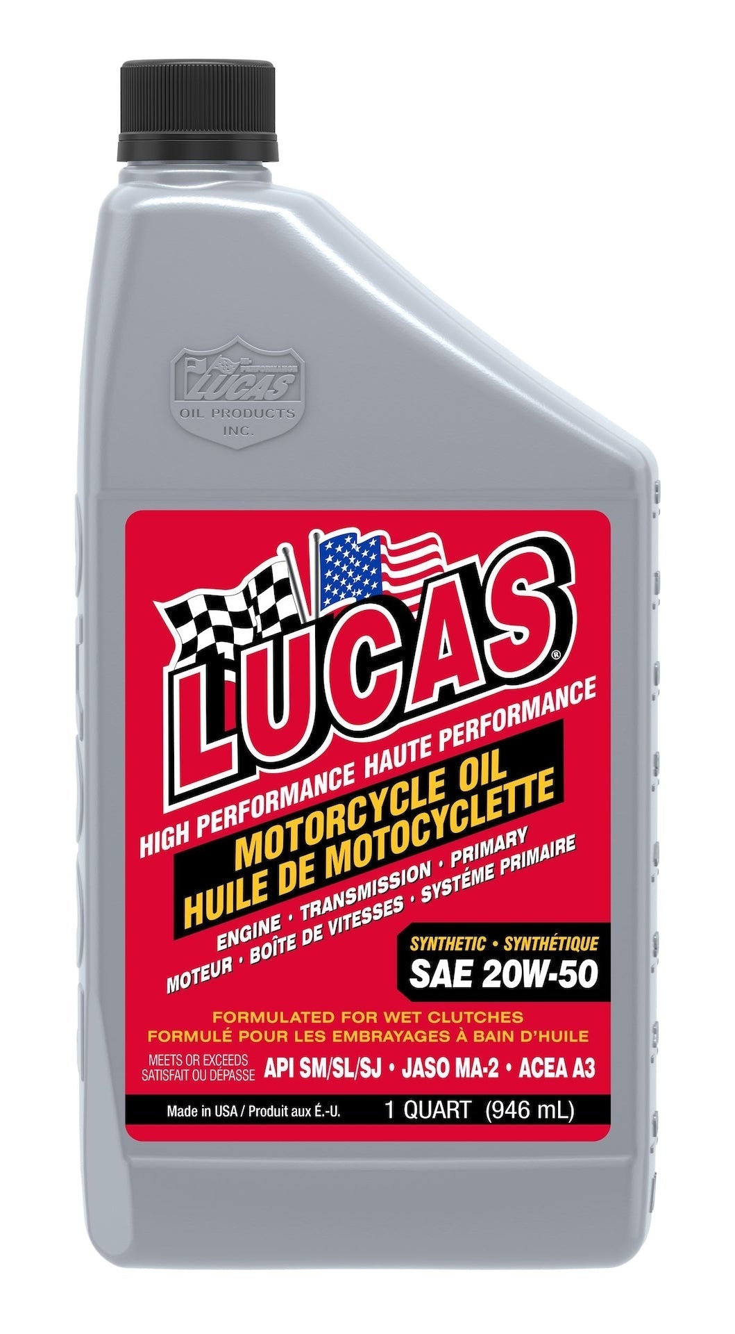 Oil High Performance Synthetic Motorcycle Oil SAE, 946-mL C4J3 - product image 1