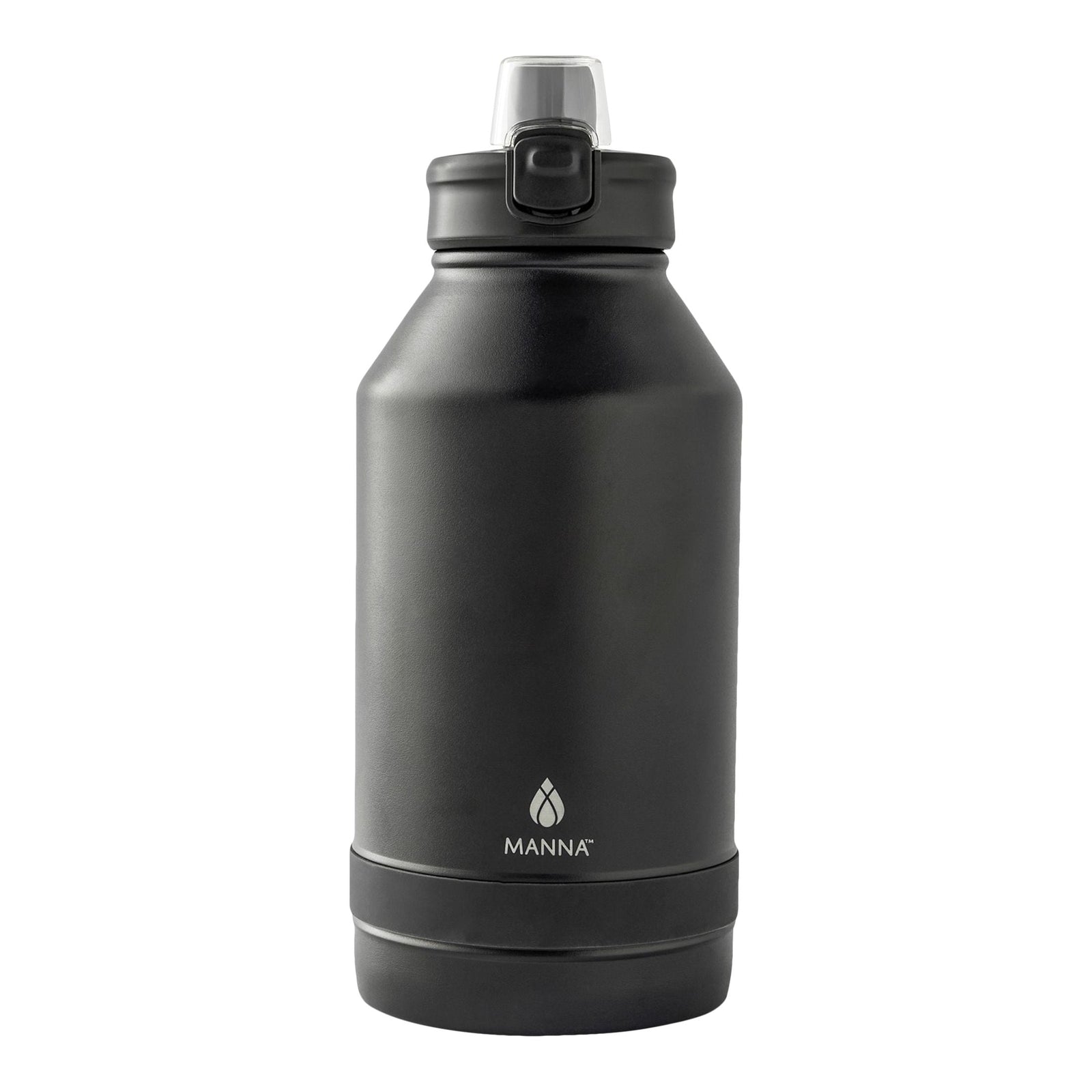 Push Stainless Steel Water Bottle, 64-oz, Various Colours, with Handle P1V7 - product image 1