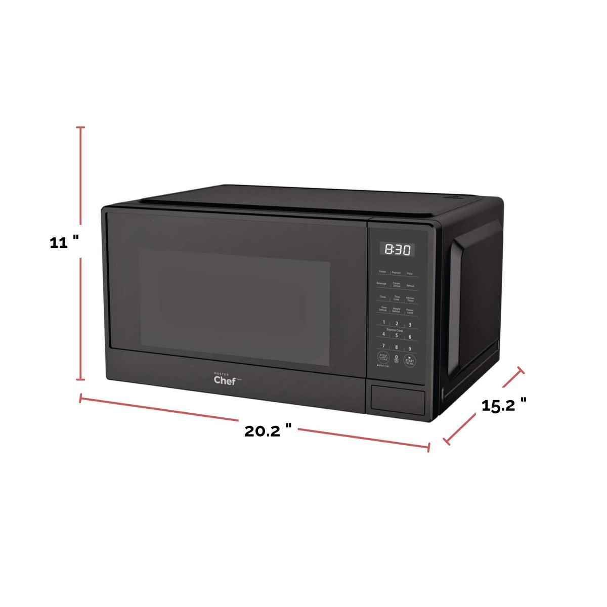 Matte Microwave, Black, 1.1-cu-ft P0L7 - product image 5