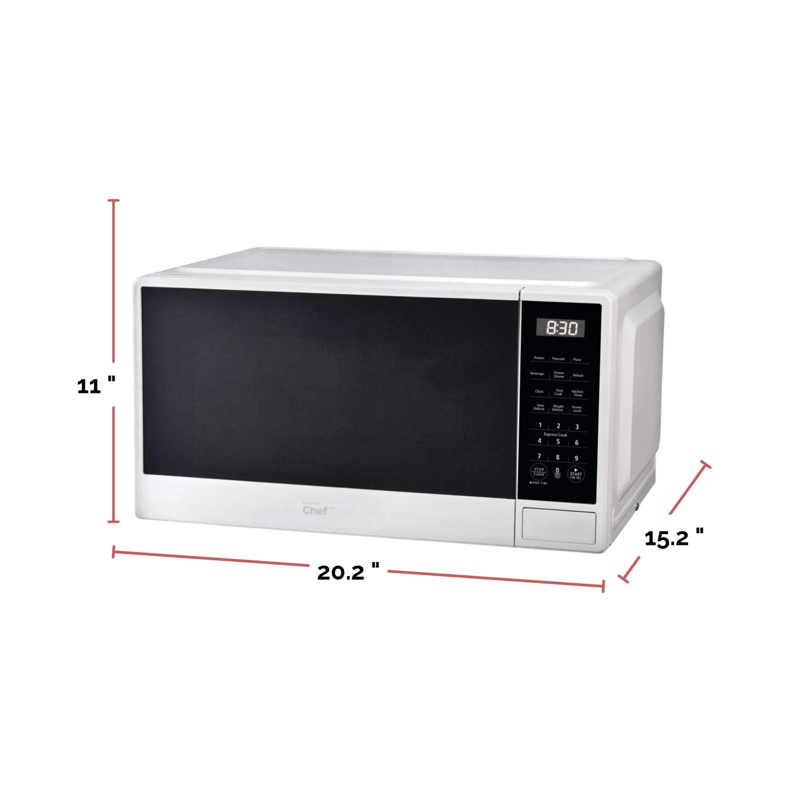 Matte Microwave, White, 1.1-cu-ft U3Q4 - product image 5