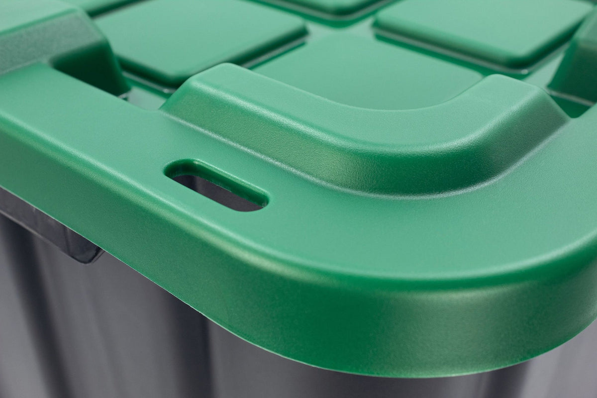 102-L Heavy-Duty Green/Black Tote A9U4 - product image 5