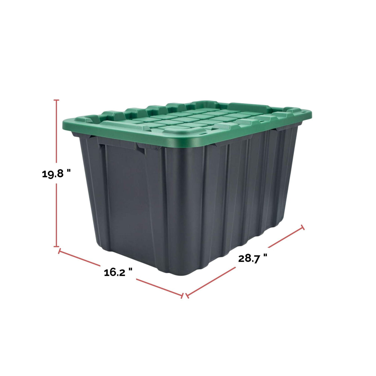 102-L Heavy-Duty Green/Black Tote P5B4 - product image 6