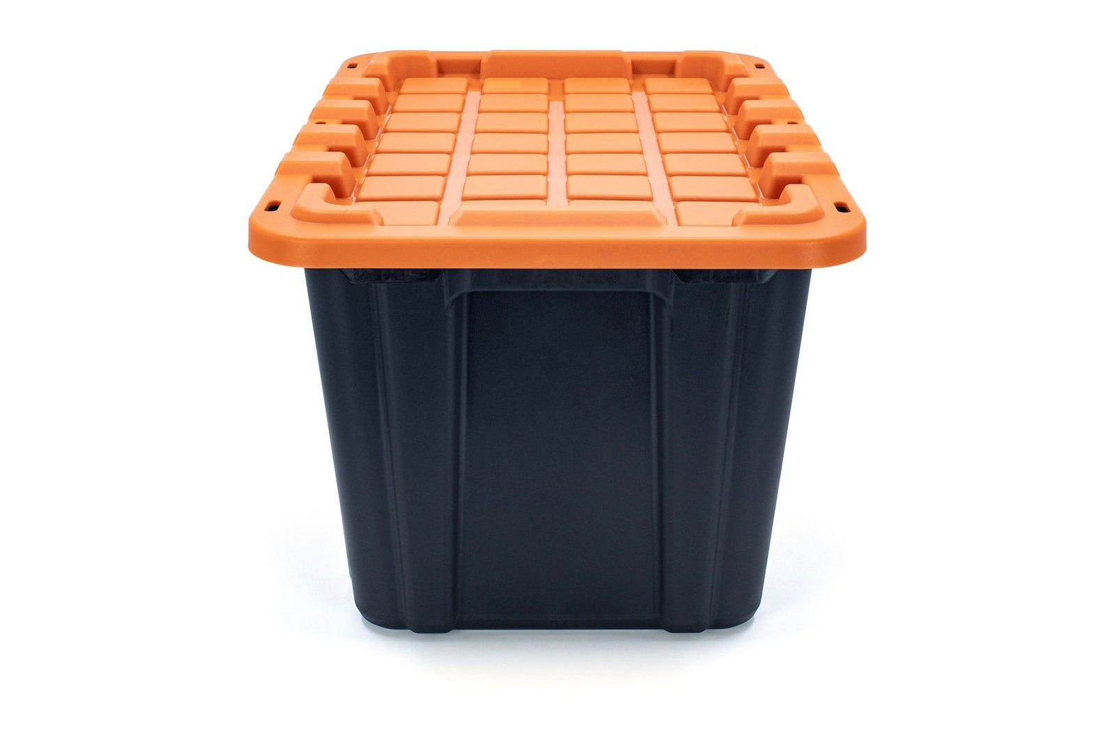 102-L Heavy-Duty Orange/Black Storage Tote G4H4 - product image 2