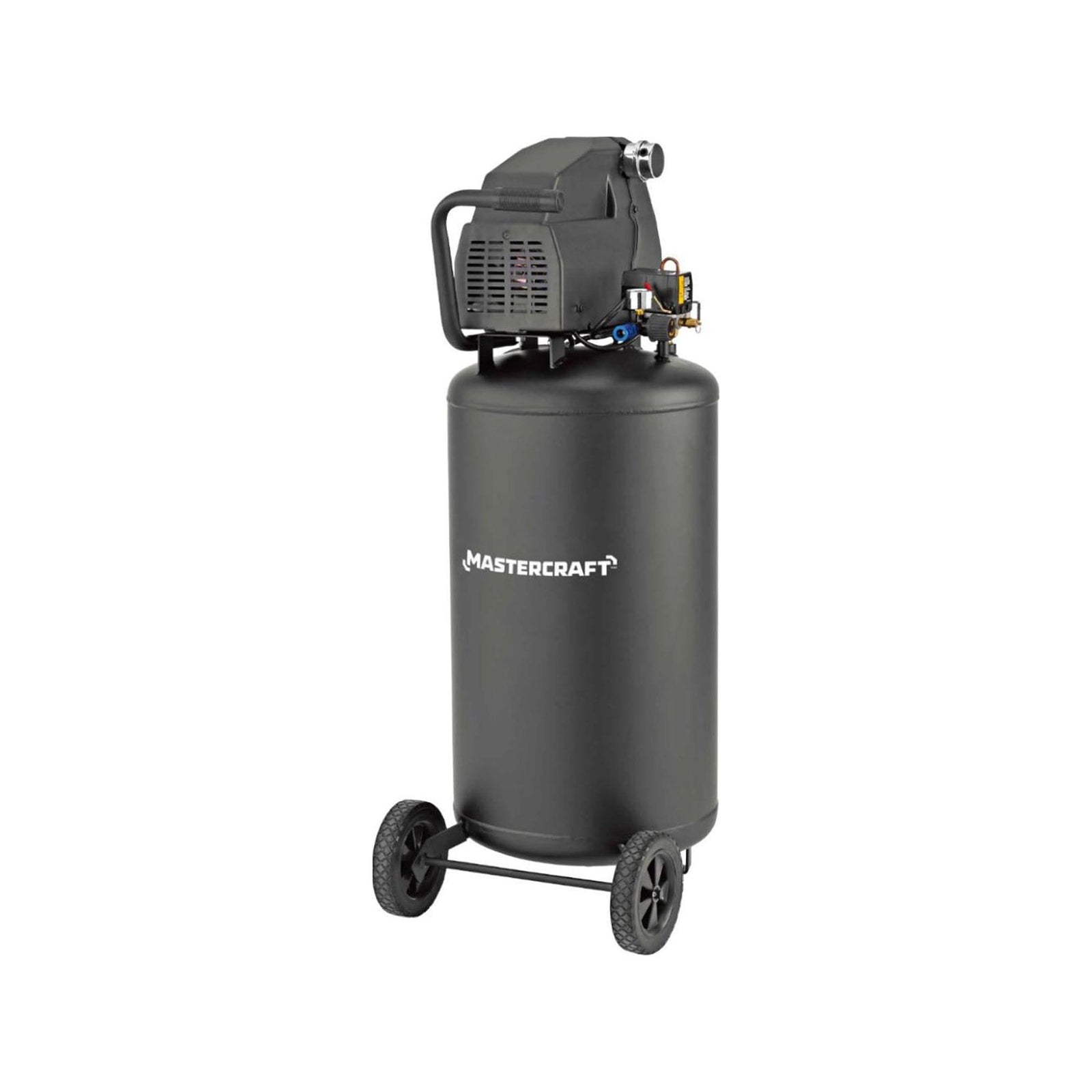 26-Gallon Oil-Free Portable Vertical Air Compressor, Matte Black, 135 PSI, 1.8HP D8N5 - product image 1