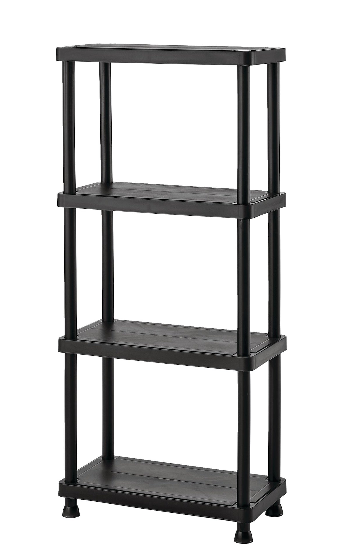 4-Shelf Resin/ Plastic Storage Rack/ Shelving Unit, 23 x 12 x 52-in F3I3 - product image 1