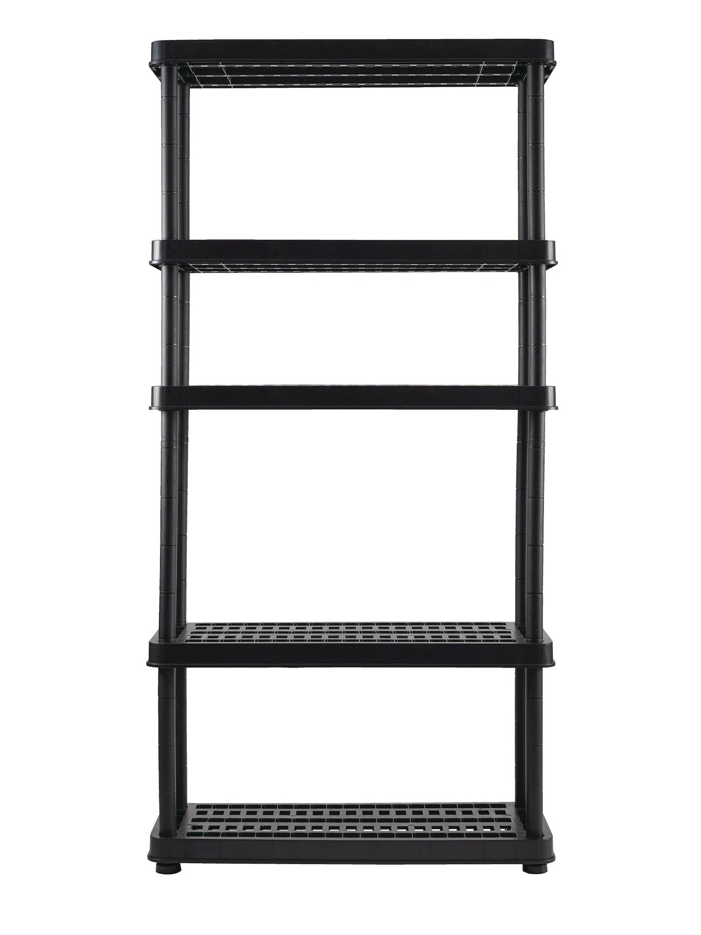 Adjustable 5-Shelf Resin/ Plastic Storage Rack/ Shelving Unit, 36 x 14 x 72-in Z5O7 - product image 5