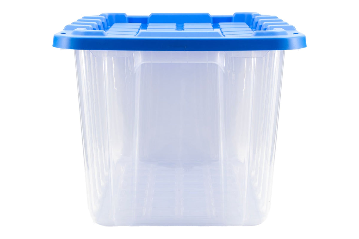 Clear Heavy-Duty Storage Tote with Snap-Lock Lid, 102-L C1A3 - product image 1