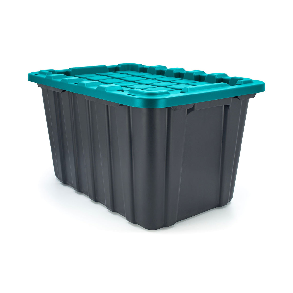 Heavy-Duty Storage Tote, 102-L, Teal V8K0 - product image 3