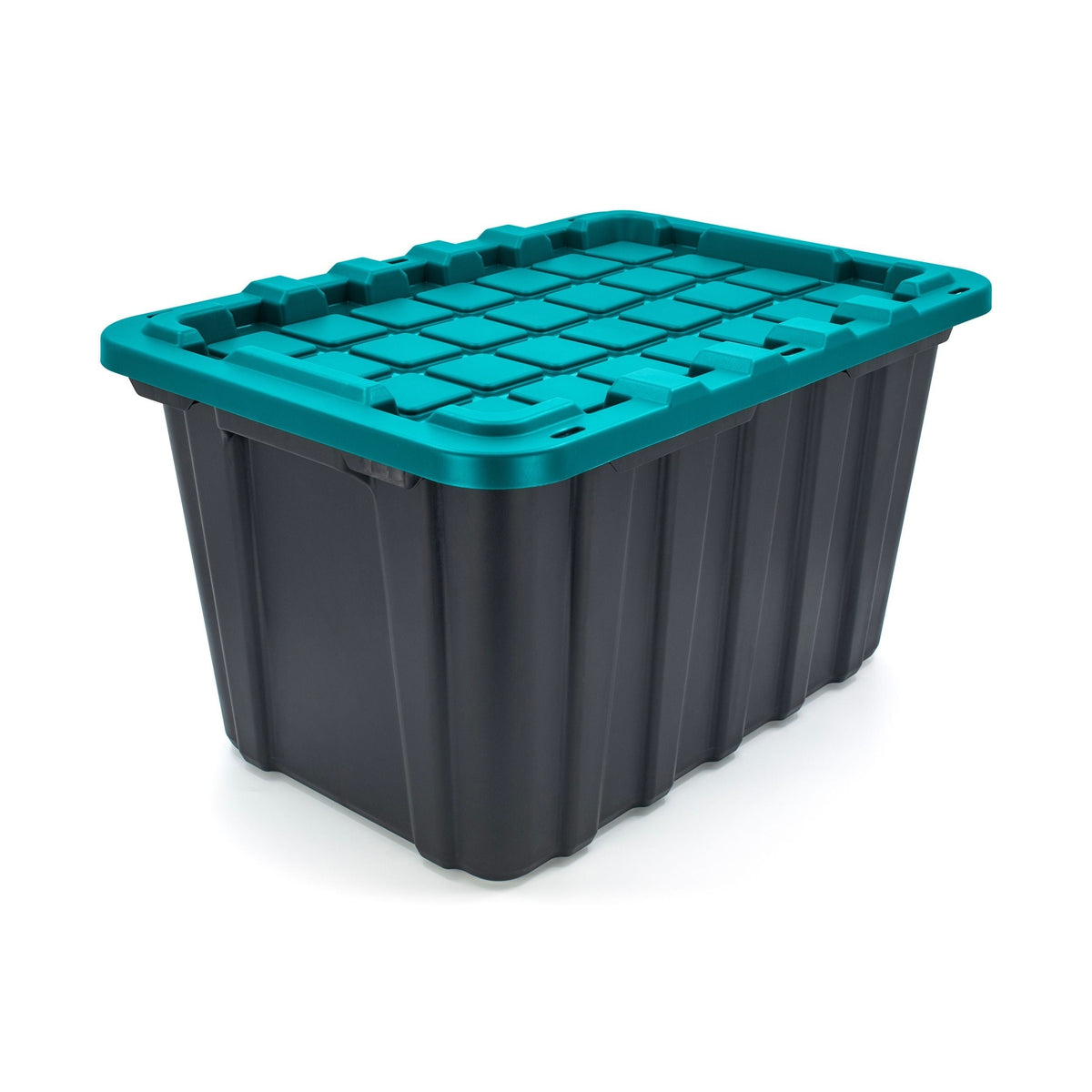 Heavy-Duty Storage Tote, 102-L, Teal S9U3 - product image 4