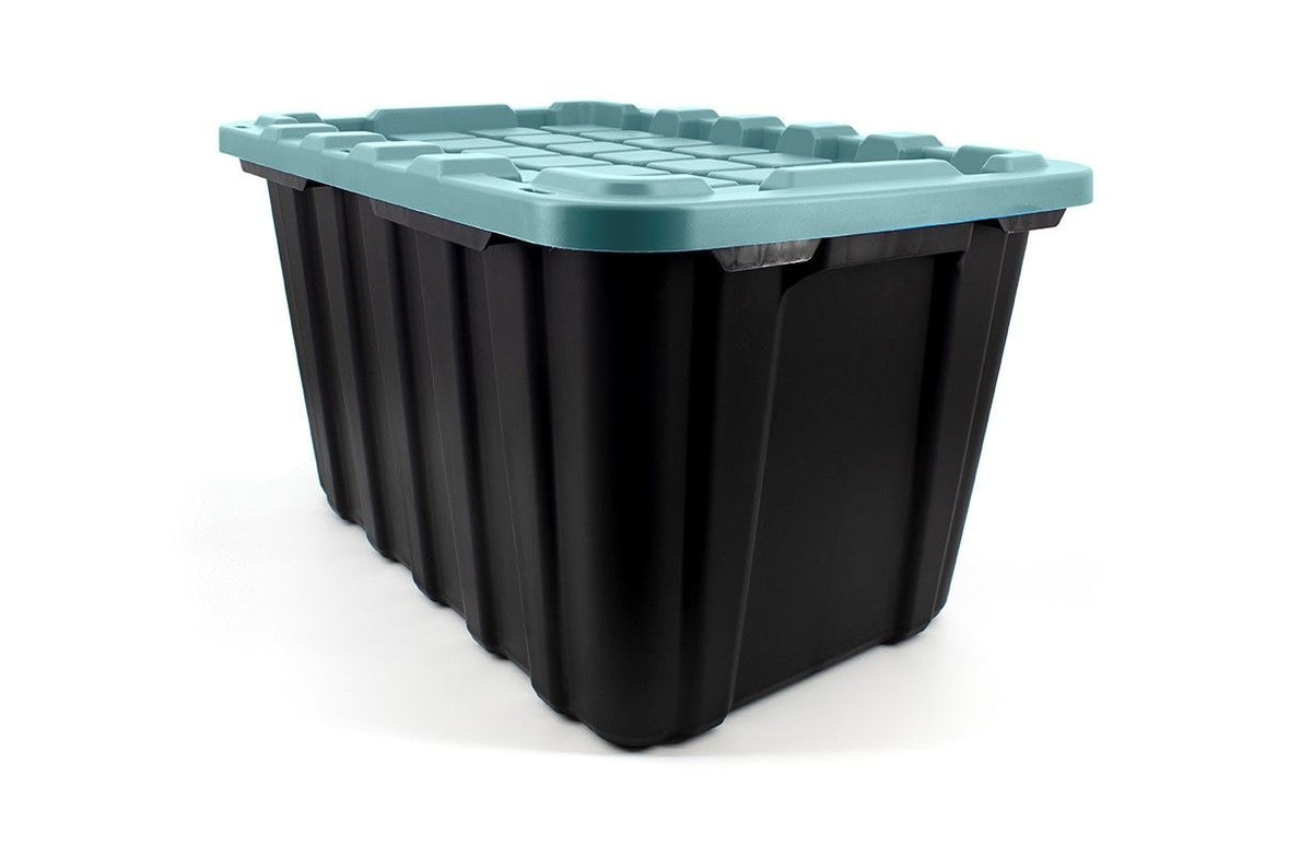 Heavy-Duty Storage Tote, 102-L, Teal S9U3 - product image 7