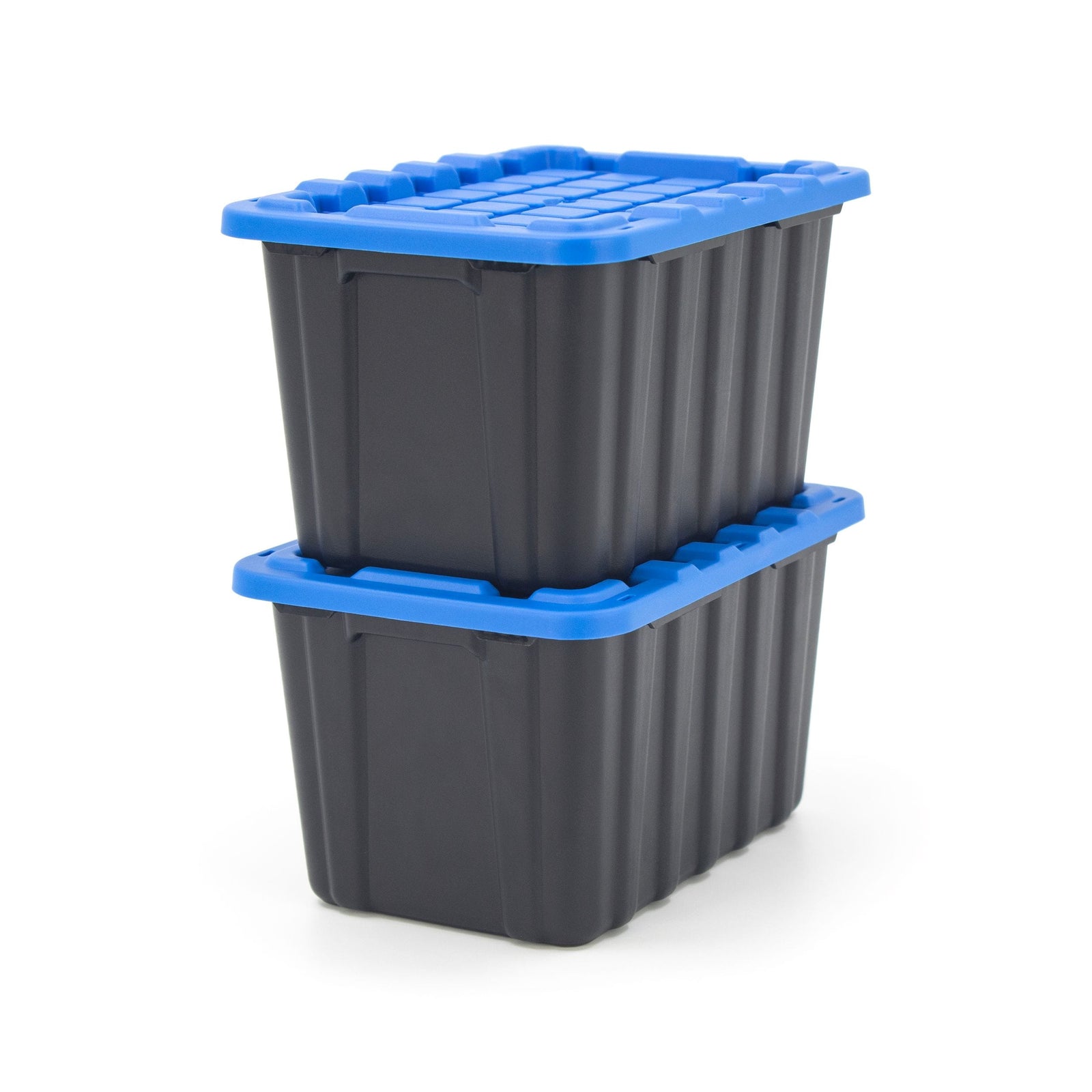 Tiny Heavy Duty Stackable Storage Tote with Lid, Black D7W0 - product image 5