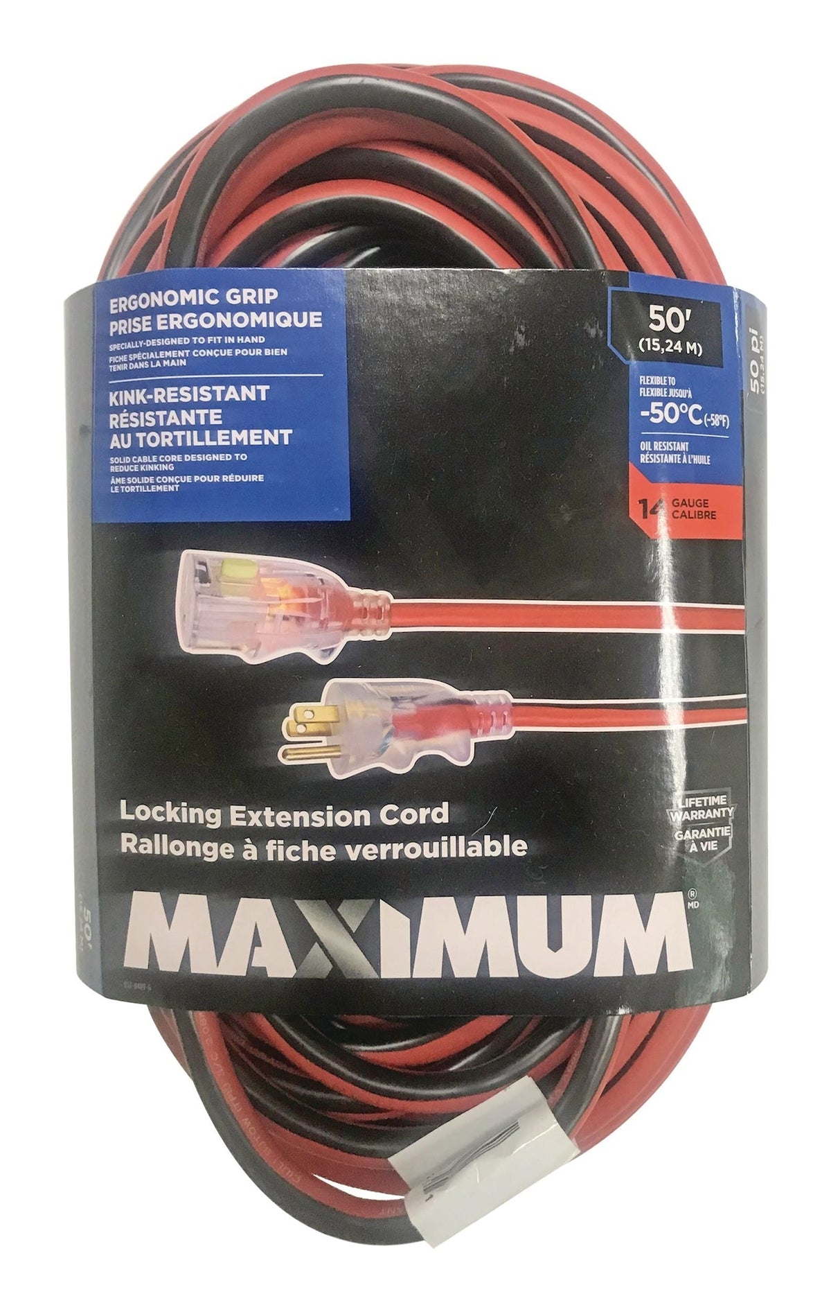 Outdoor Extension Cord with Power Indicator Light, 50-ft F8D6 - product image 1