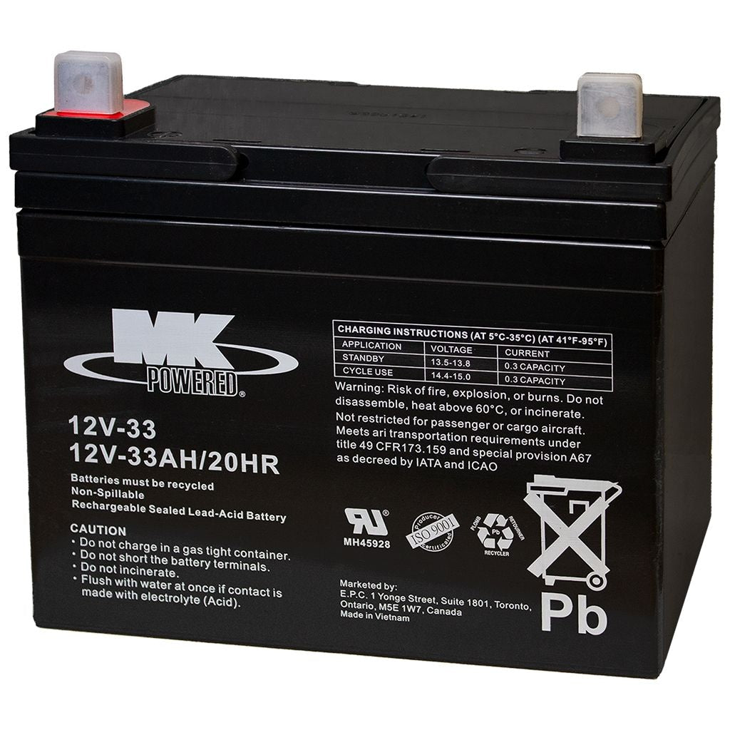 Battery 12-Volt 33 Ah Group Size U1 SLA Battery S2B8 - product image 2