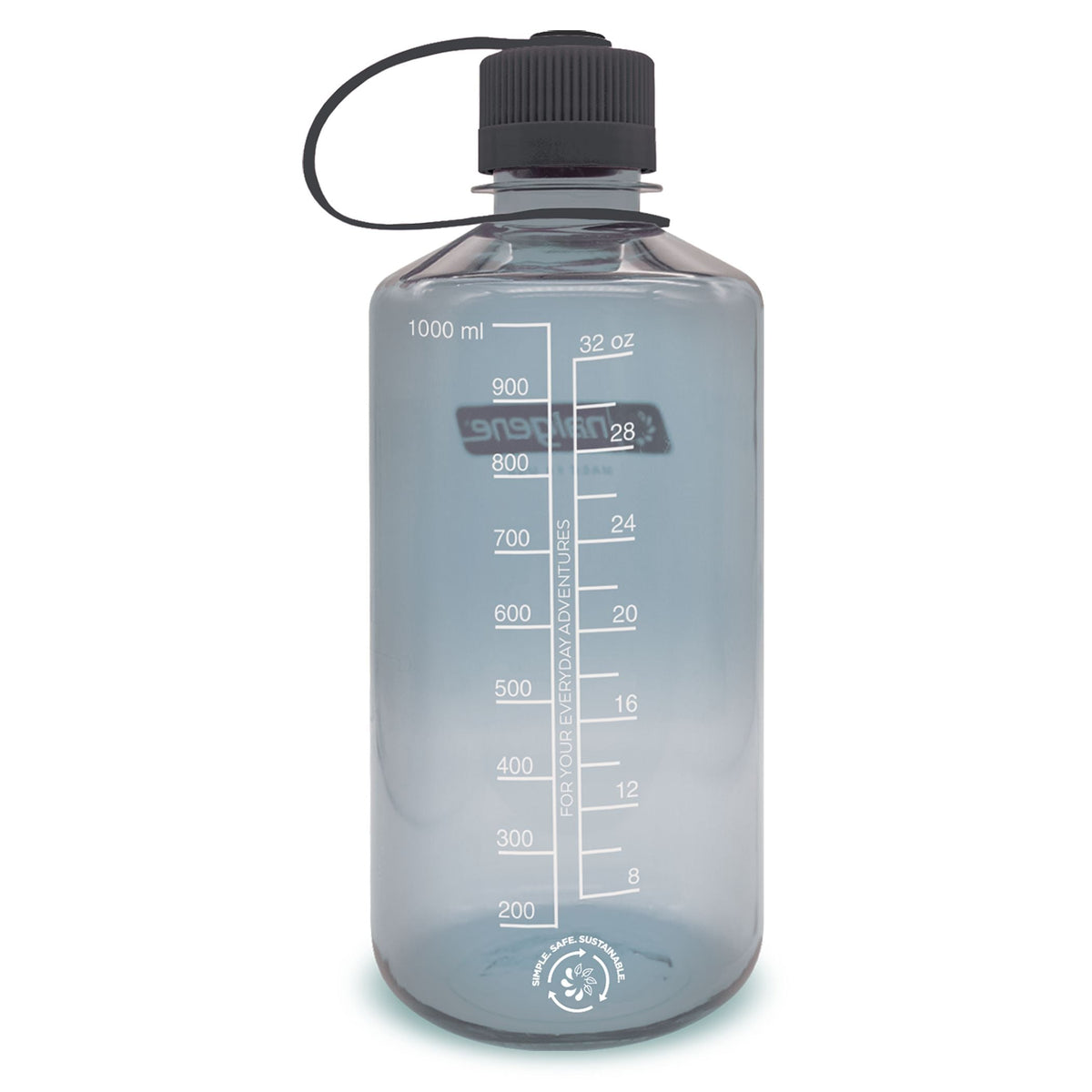 Sustain Narrow Mouth Water Bottle, Grey, 1 L N0M1 - product image 3