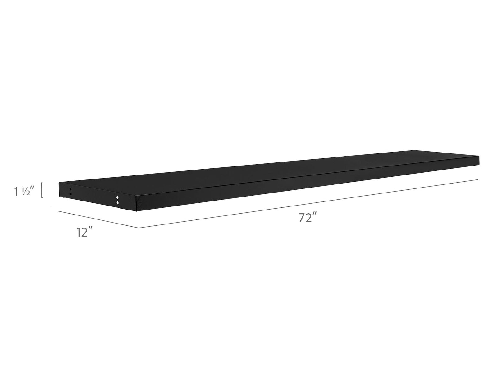 Bold 3.0 Display Wall Shelf Set, 72-in, Black, 2-pk Y2D3 - product image 3