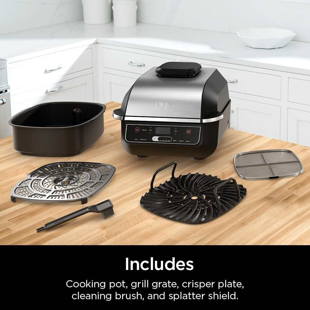 6-in-1 indoor Grill and Cyclonic Air Fryer, 4-qt W8D7 - product image 3