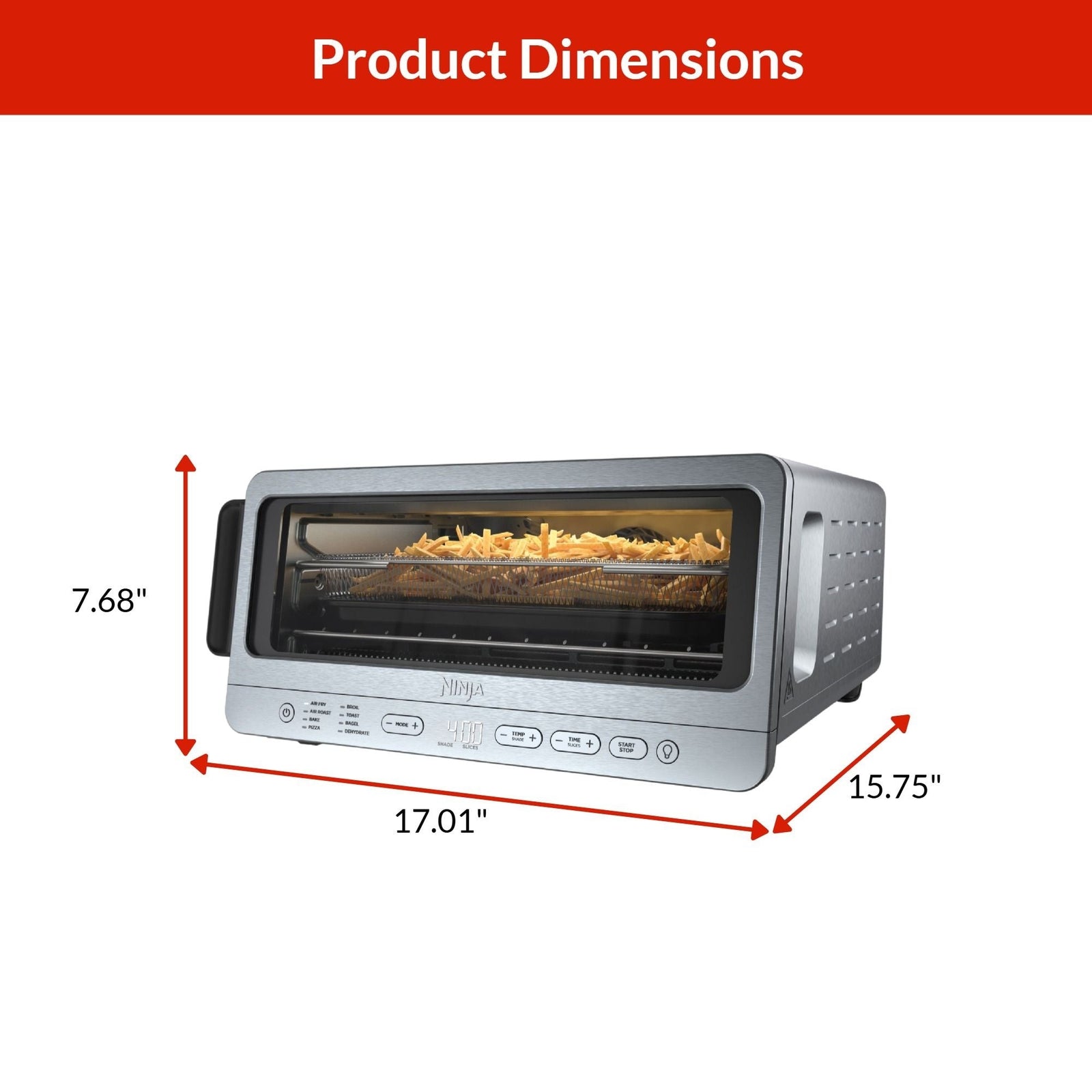 Flip Space-Saving 8-in-1 Toaster Oven & Air Fryer Y1B1 - product image 4