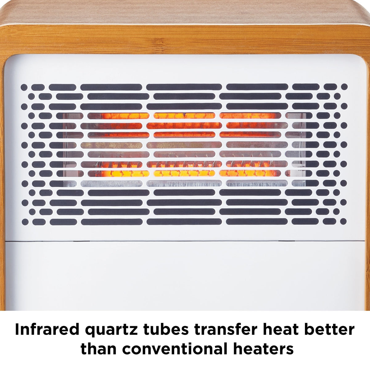 3-Setting Cabinet Heater with Child Lock, Quartz and Radiant Heating, Wood Grain Finish S1Q5 - product image 4