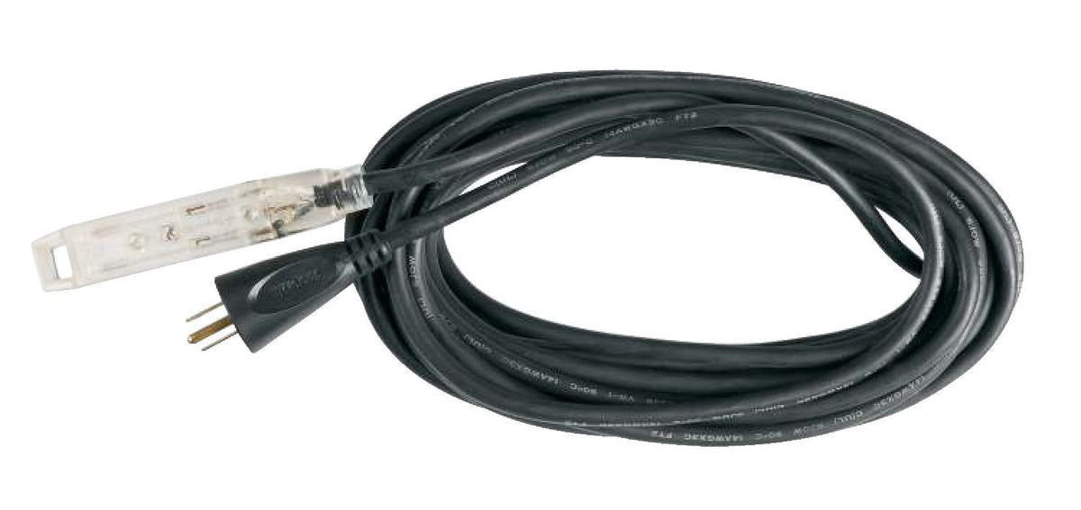 32-ft 10-in 14/3 Outdoor Extension Cord with 3 Grounded Outlets and Lighted End, Black Q5W6 - product image 2