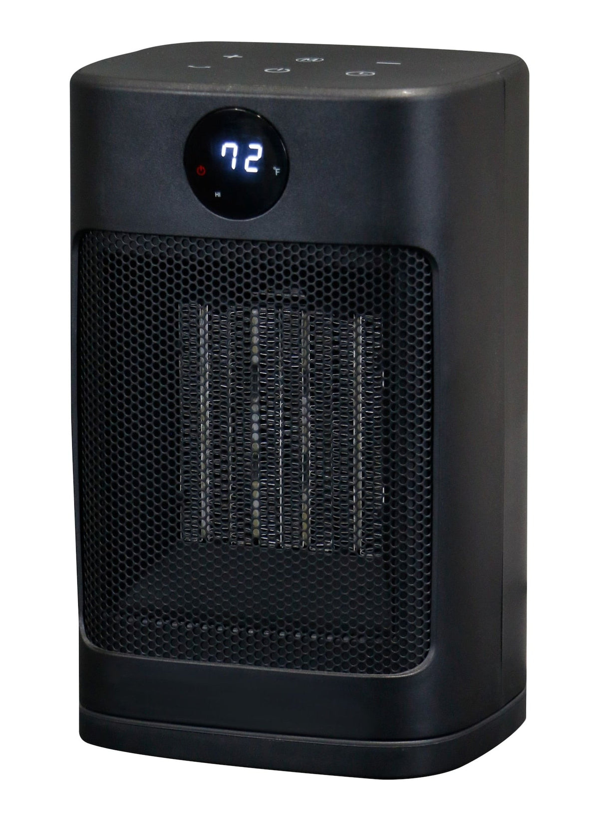 Digital Electric Personal Ceramic Heater with Remote, 1500W, Black S0L0 - product image 1