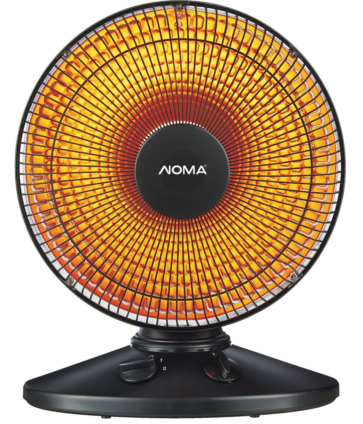Oscillating Parabolic Dish Portable Radiant Electric Space Heater, 1000W, Black U8S0 - product image 2