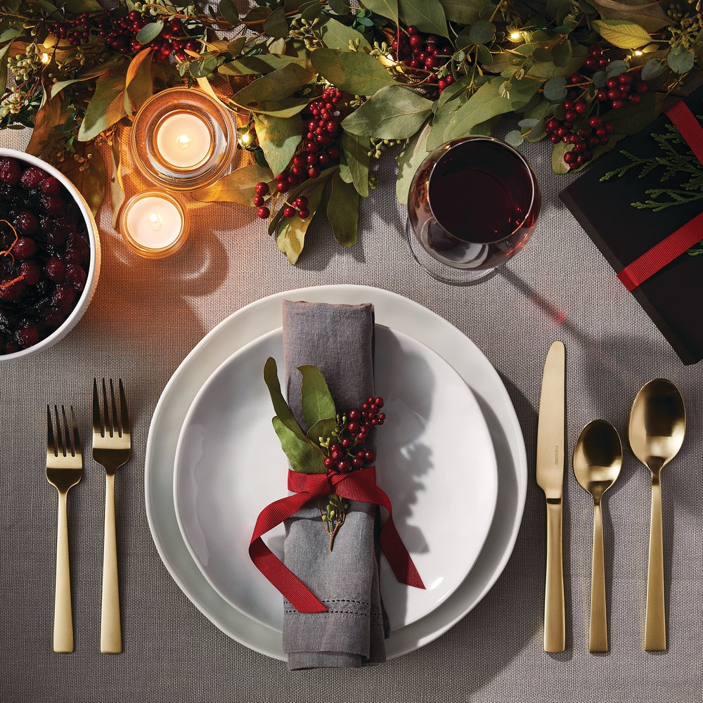 Belvedere Stainless Steel Flatware Set, Serves 4, 20-pc, Black D7D6 - product image 5
