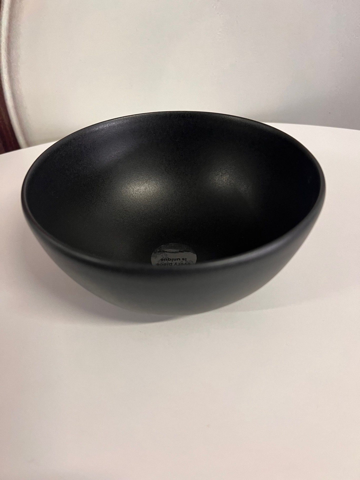 Dorset All-Purpose Stoneware Bowl, Oven Safe, 4-pk, Black Reactive F6X8 - product image 4