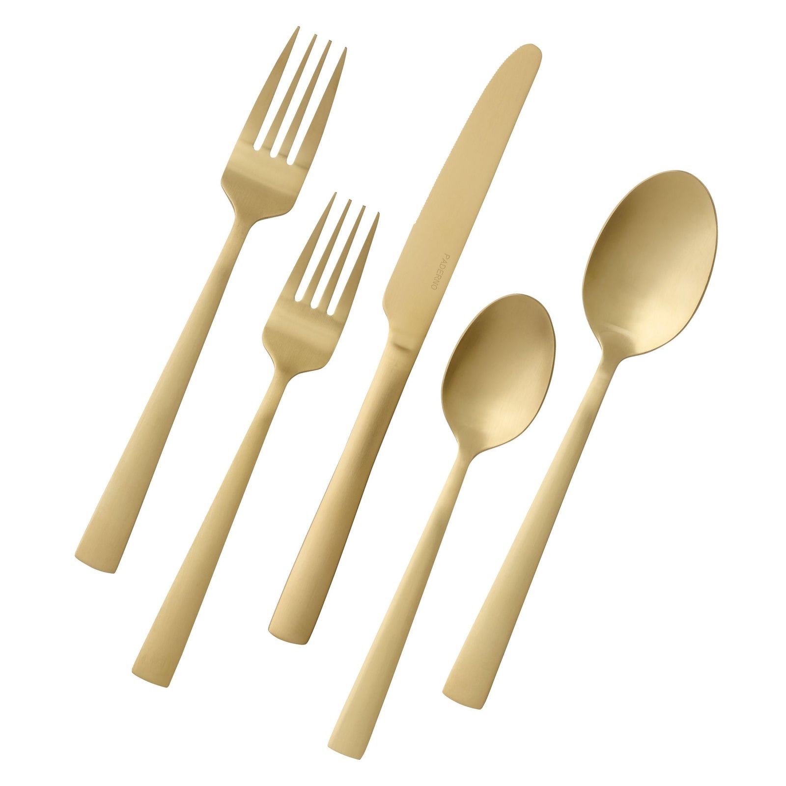 Summerside Champagne Matte Stainless Steel Flatware Set, Serves 4, 20-pc K2G2 - product image 1