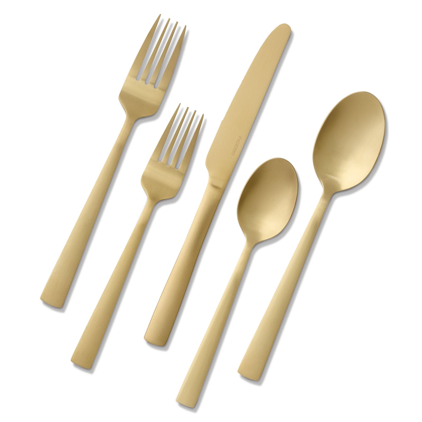 Summerside Champagne Matte Stainless Steel Flatware Set, Serves 4, 20-pc K2G2 - product image 2