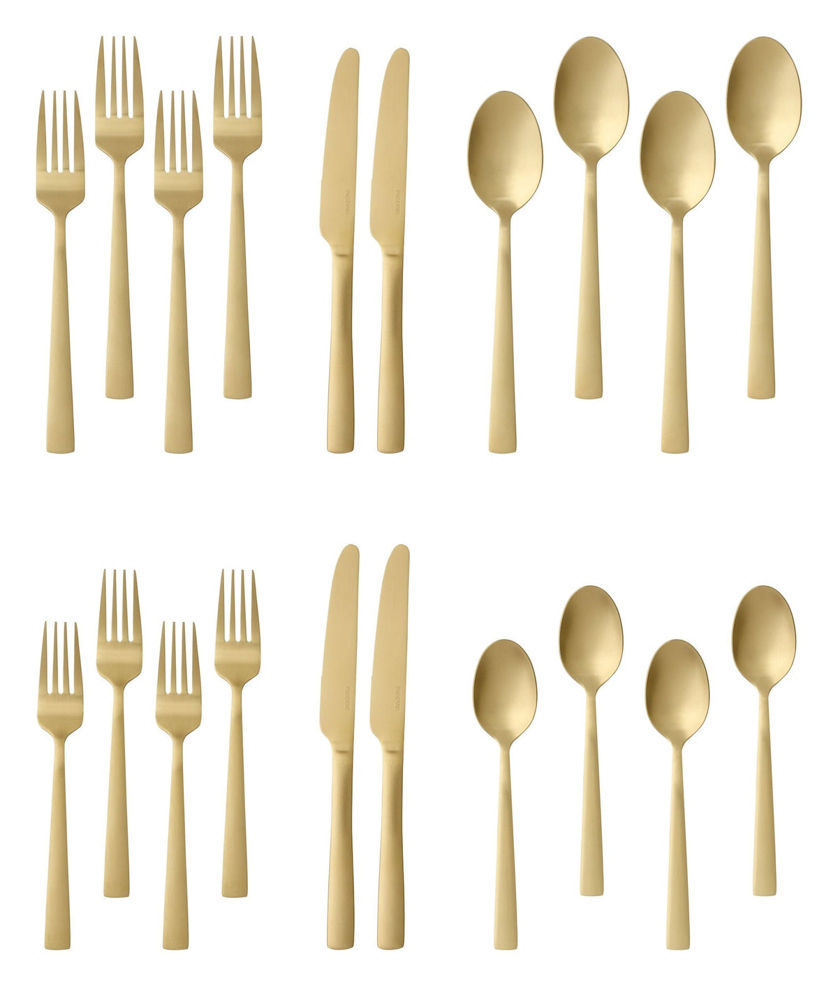 Summerside Champagne Matte Stainless Steel Flatware Set, Serves 4, 20-pc Z0S1 - product image 3