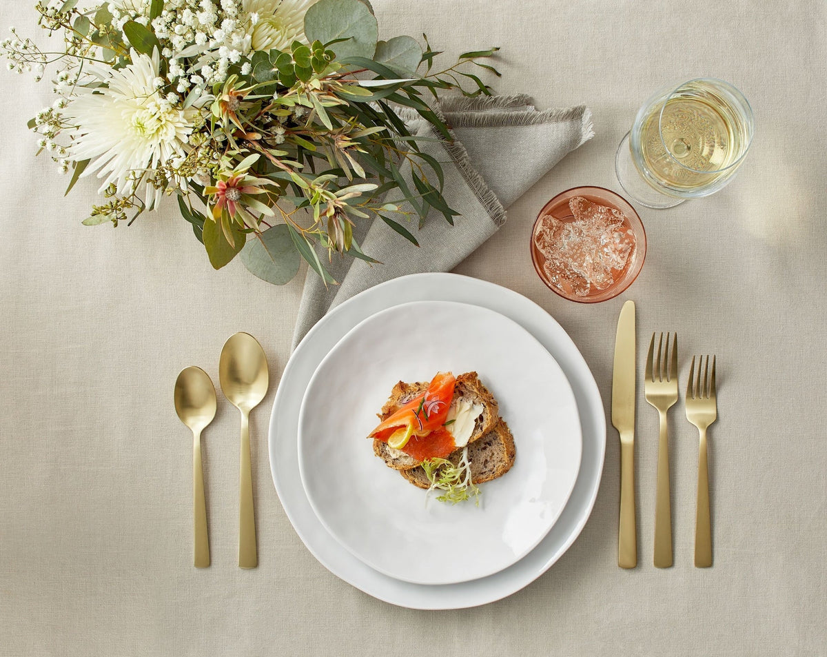 Summerside Champagne Matte Stainless Steel Flatware Set, Serves 4, 20-pc K2G2 - product image 6