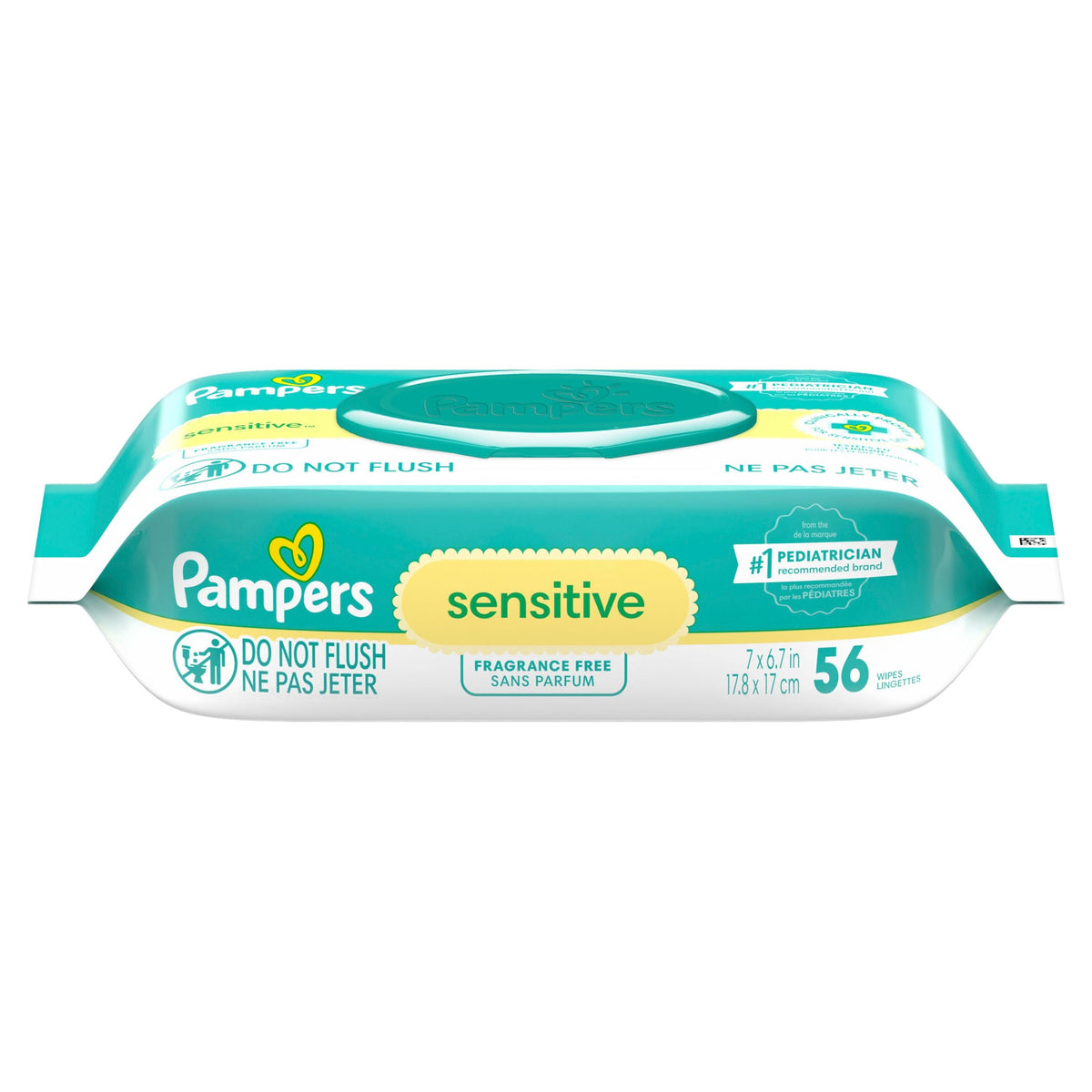 Sensitive Baby Wipes 1X Pop-Top, 56 Count J1M5 - product image 1