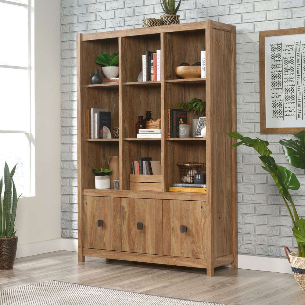 Cannery Bridge 3-Door Bookcase/Bookshelf Storage Cabinet, Sindoori Mango Finish X7A6 - product image 6