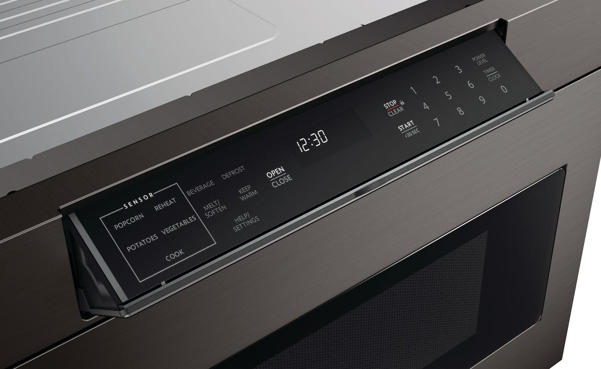 Black Stainless Steel Microwave Drawer Oven, 24-in N9B7 - product image 4