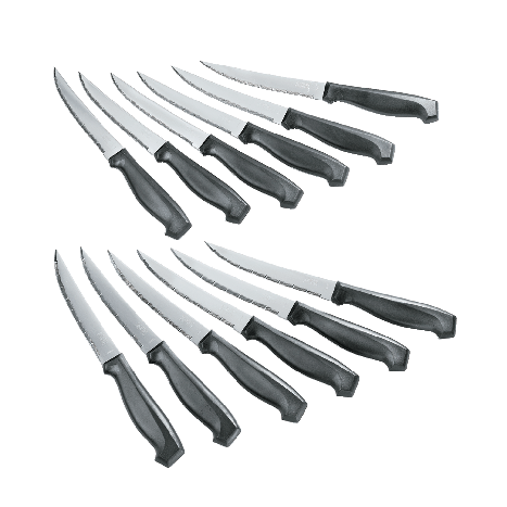 é Stainless Steel Laser Steak Knife Set, Dishwasher Safe, 12-pc E2L0 - product image 1