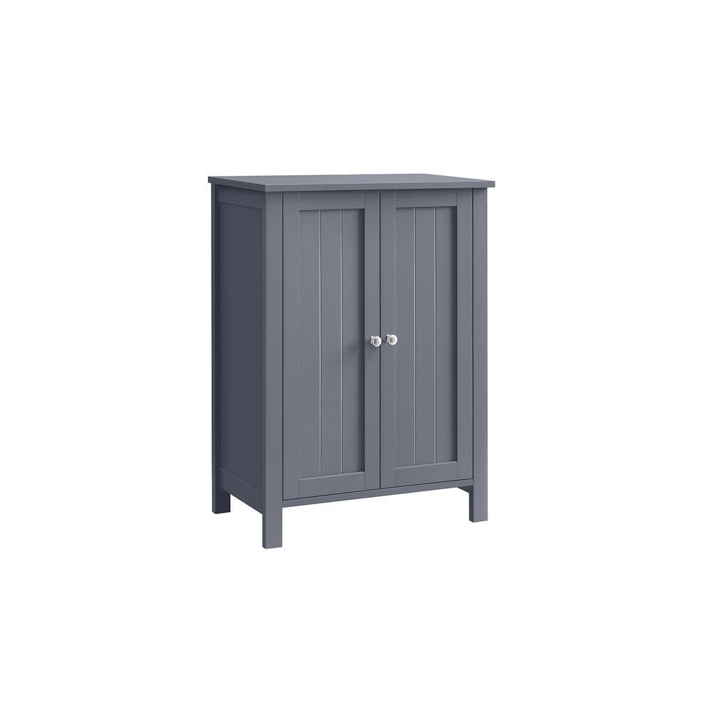 Home Dove Grey Floor Cabinet with 2 Adjustable Shelves R5J5 - product image 1